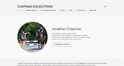 Desktop Screenshot of chapmanequestrian.co.uk