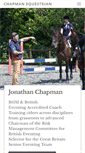 Mobile Screenshot of chapmanequestrian.co.uk