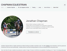 Tablet Screenshot of chapmanequestrian.co.uk